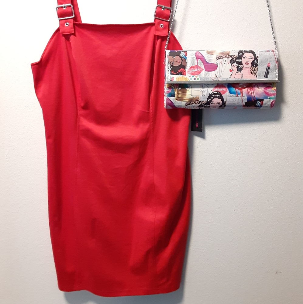 NOBO. Red Mini Dress